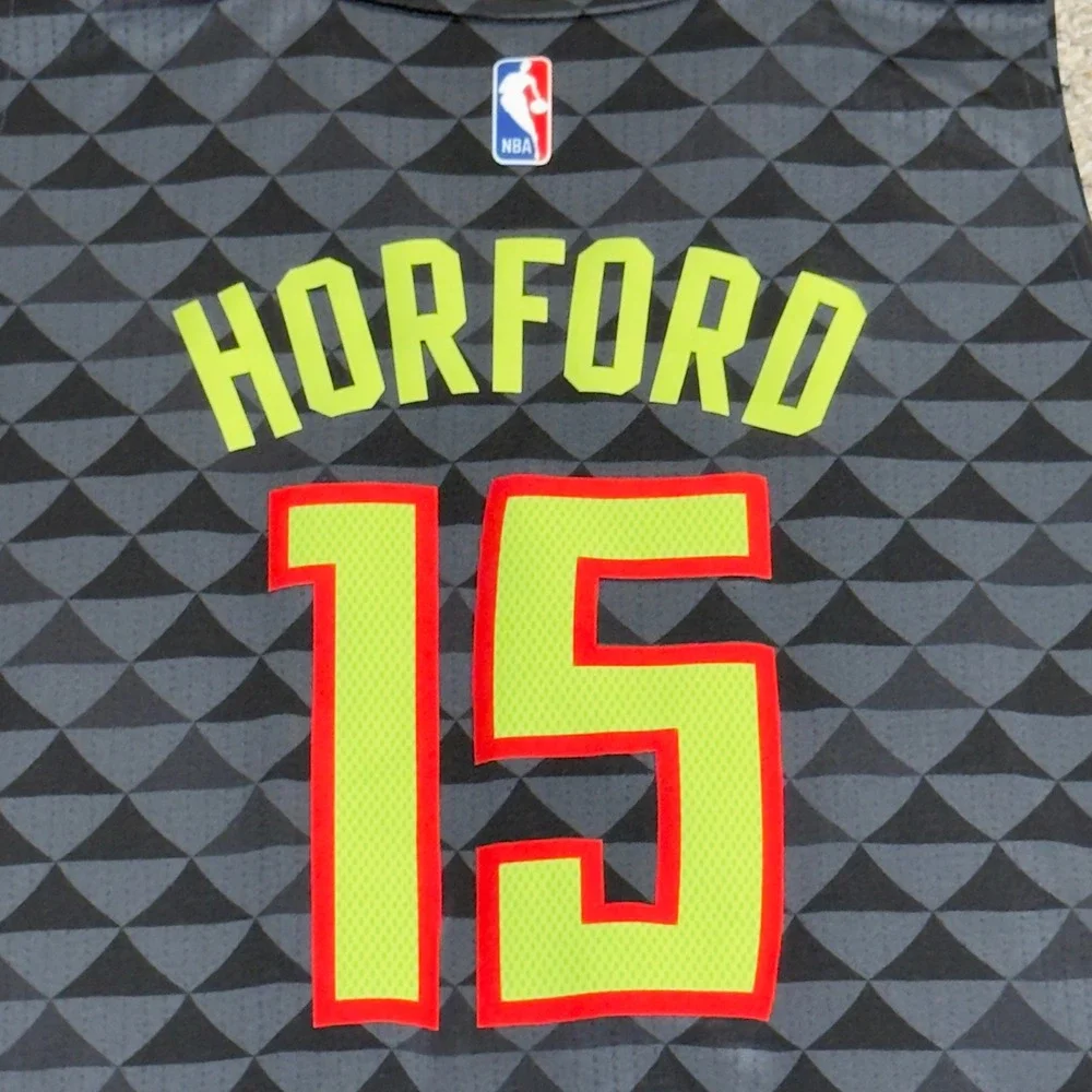 Adidas NBA Atlanta Hawks Al Horford 15 Swingman Jersey Grey Mens XL Length +2